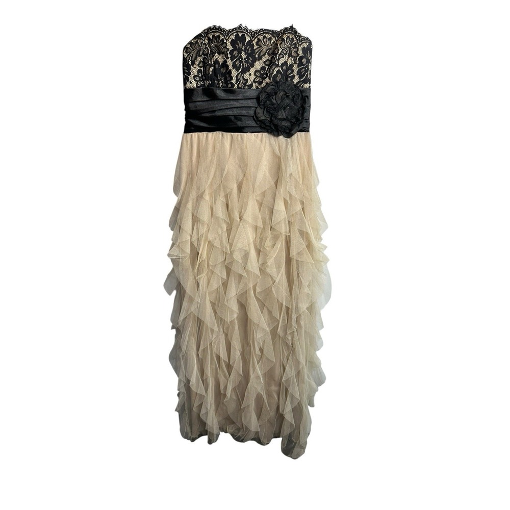 roberta womens‎ strapless sleeveless dress size 7 8 prom elegant